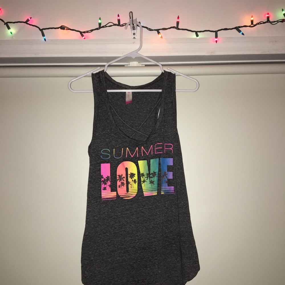 Brand New No Boundaries Summer Love Tank